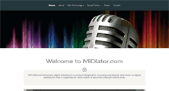 Desktop Screenshot of midiator.com