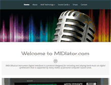 Tablet Screenshot of midiator.com